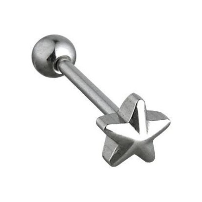 Piercing do jazyka - velká hvězda