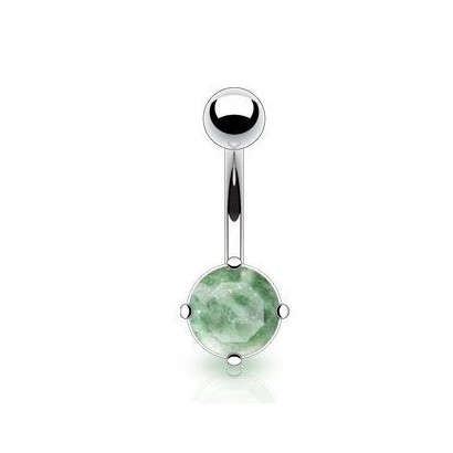 Piercing do pupíku - amazonit