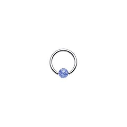 Piercing - kruh (modrá)