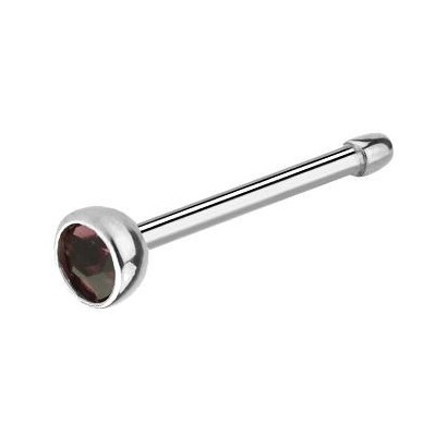 Piercing do nosu - kamínek (fialová)