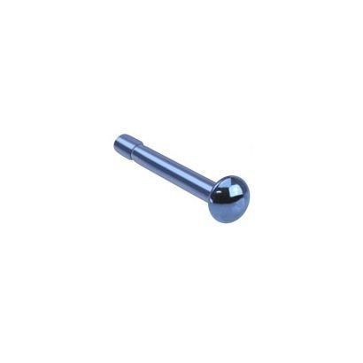 Piercing do nosu - půlkulička (modrá, 0,7 x 7 mm)