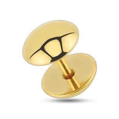Falešný piercing do ucha (zlatá)