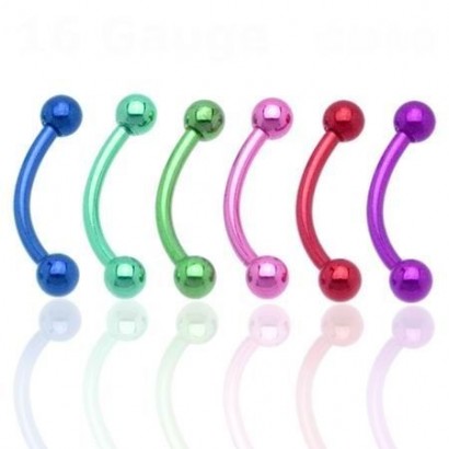 Piercing do obočí (červená)
