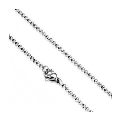 Ocelový řetízek, tl. 2 mm (50 cm)