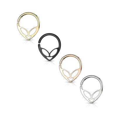 Piercing do nosu - kruh Alien