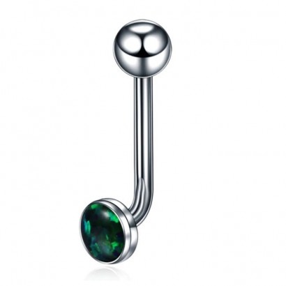 Christina piercing opál (zelená)