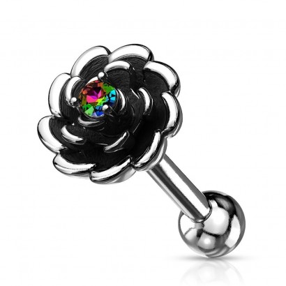 Cartilage piercing do ucha (vitrail medium, 3 mm, 1,2 x 6 mm)