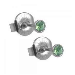 Naušnice ESSW10 peridot s krystaly Swarovski Elements