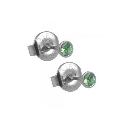 Naušnice ESSW10 peridot s krystaly Swarovski Elements