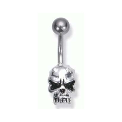 Piercing do pupíku chirurgická ocel lebka TBNS1