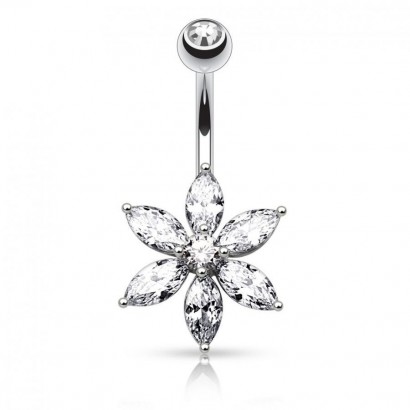 Piercing do pupíku kytička HWNZ0016-C