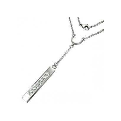 Náhrdelník se Swarovski krystalky chirurgická ocel NSSW04crystal