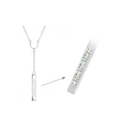 Náhrdelník se Swarovski krystalky chirurgická ocel NSSW04CZAB