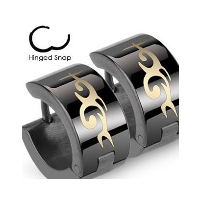 Naušnice chirurgická ocel ornament HWSE2135