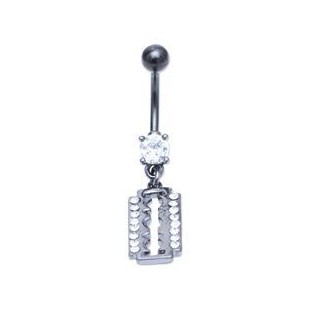Piercing do pupíku žiletka TBPN154