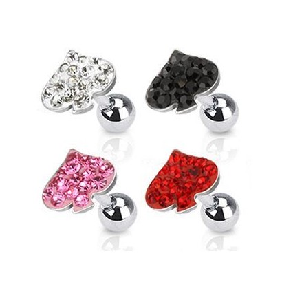 Piercing tragus chirurgická ocel Káry HWJA1010