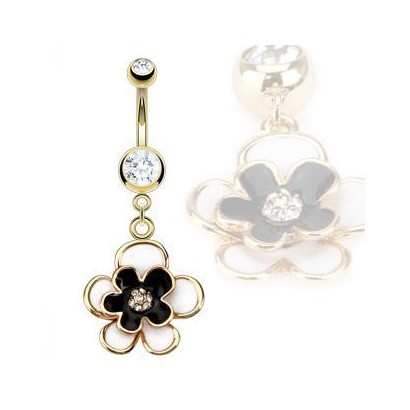 Piercing do pupíku kytička HWGDPN12562