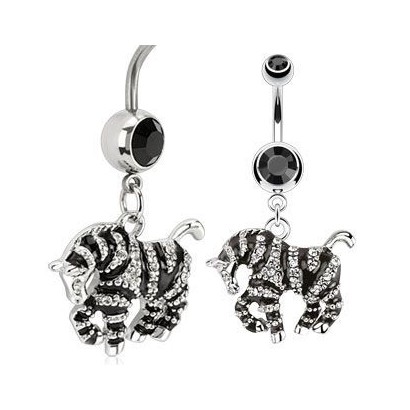 Piercing do pupíku zebra HWNSX7673