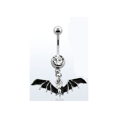 Piercing do pupíku netopýr