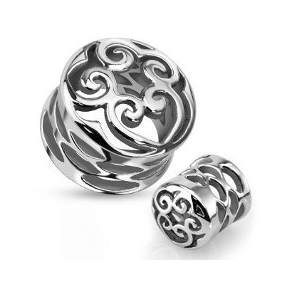 Ocelový plug ornamenty HWPSZ64 (20 mm)