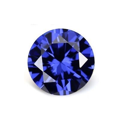 CZ Kubický zirkon - Dark Tanzanite, pr. 2.00 mm