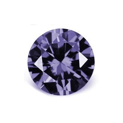 CZ Kubický zirkon - Light Tanzanite, pr. 2.50 mm