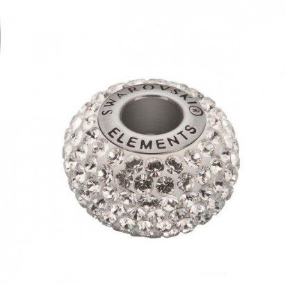 Navlékací přívěsek korálek s krystaly Swarovski®, Crystal