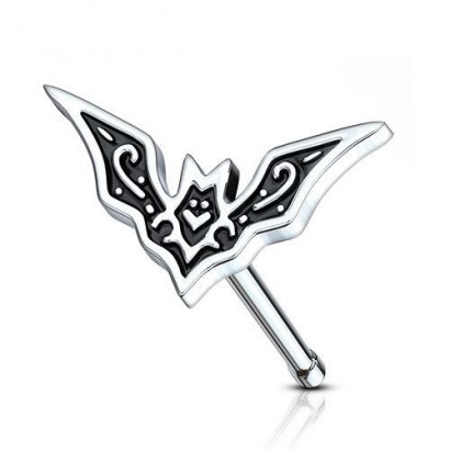 Piercing do nosu - netopýr