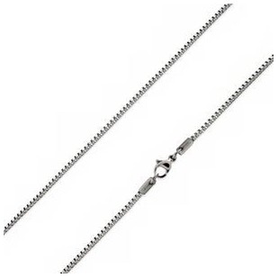 Ocelový řetízek čtvercový, tl. 3 mm