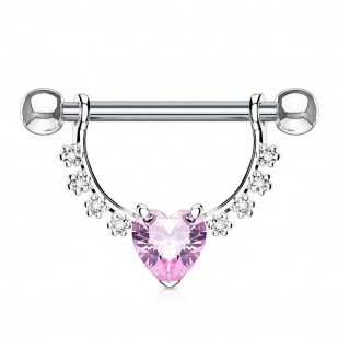 Piercing do bradavky s ozdobou
