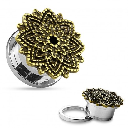 Plug do ucha s ornamenty