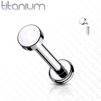 Piercing do brady - labreta titan 1,2 x 8 mm (4 mm)