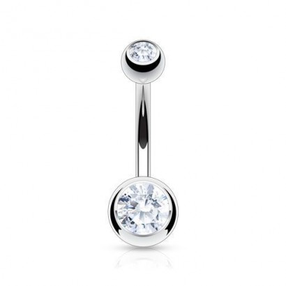Piercing do pupíku - banánek 1,6 x 8 mm