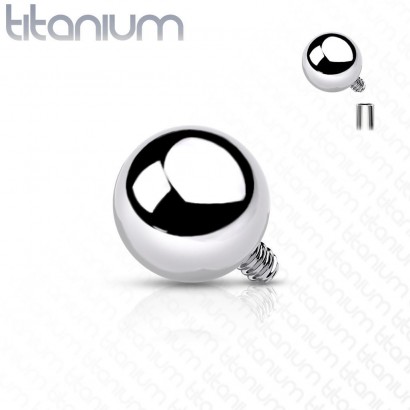 Náhradní kulička k labretě TITAN, závit 1,2 mm (3 mm)
