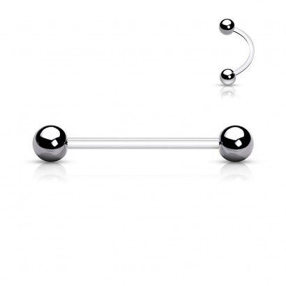 Piercing do jazyka BioFlex (1,6 x 19 mm)