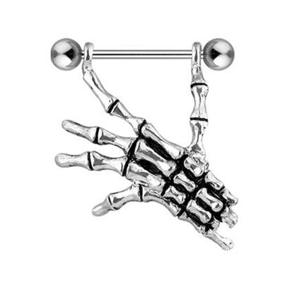 Piercing do bradavky se štítem