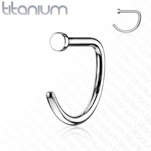 Piercing do nosu - kruh titan