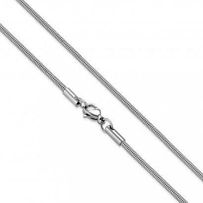 Ocelový řetízek had, tl. 2,4 mm (50 cm)