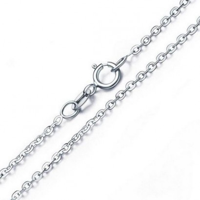 Stříbrný řetízek očkový, tl. 0,8 mm (42 cm, 1,45 g)